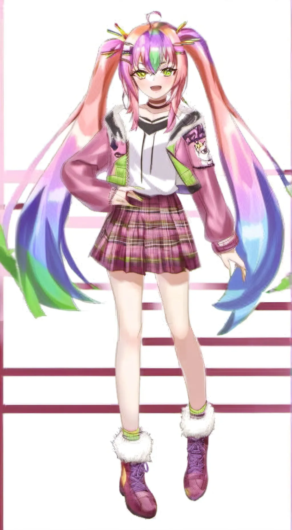 ai character: Aly  background