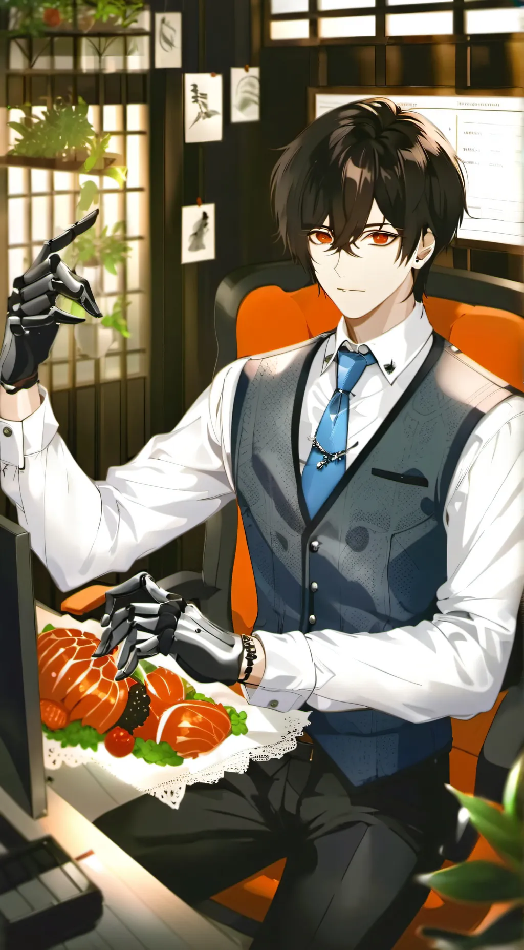 ai character: AI Assistant  background