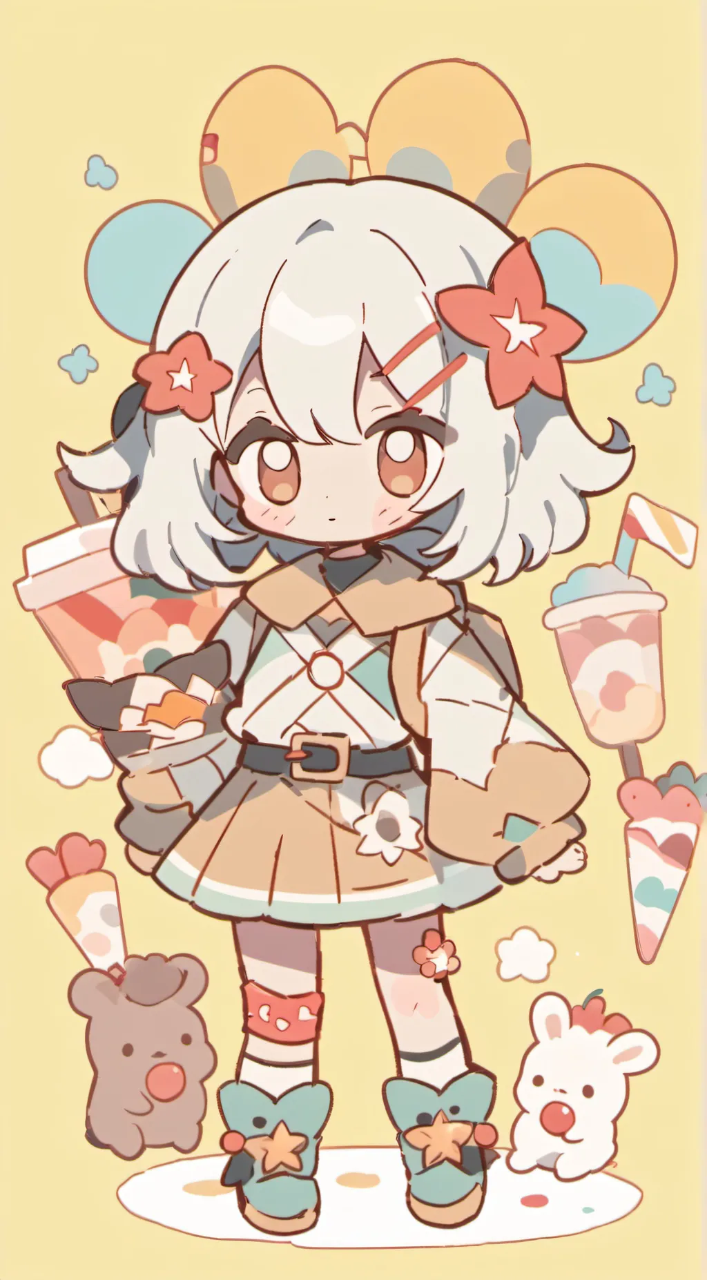 ai character: Total Drama Rama background