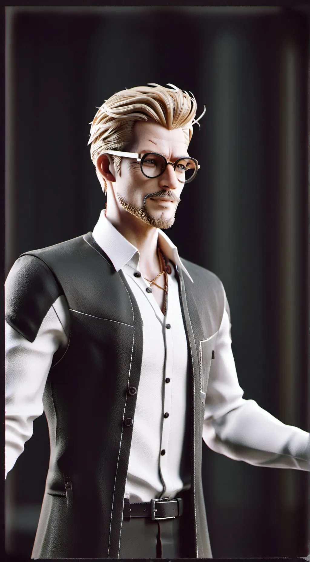 ai character: level 2 of bendy background