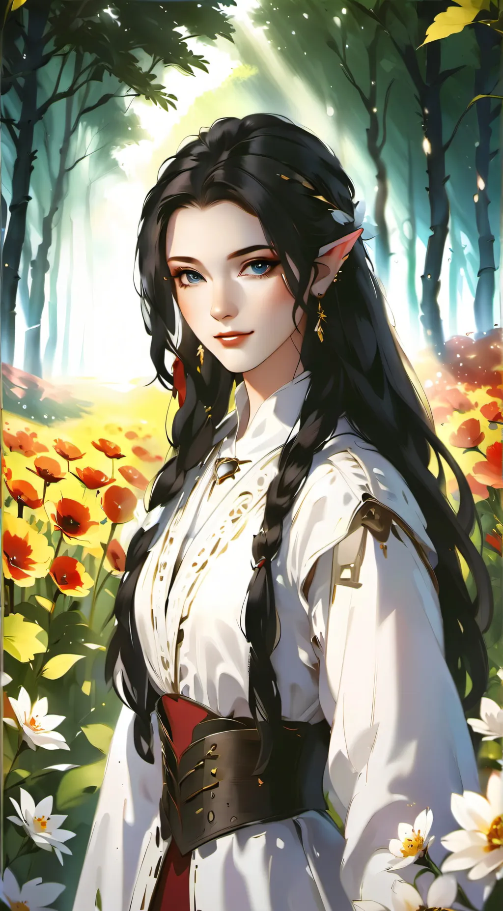 ai character: Soft Mist background