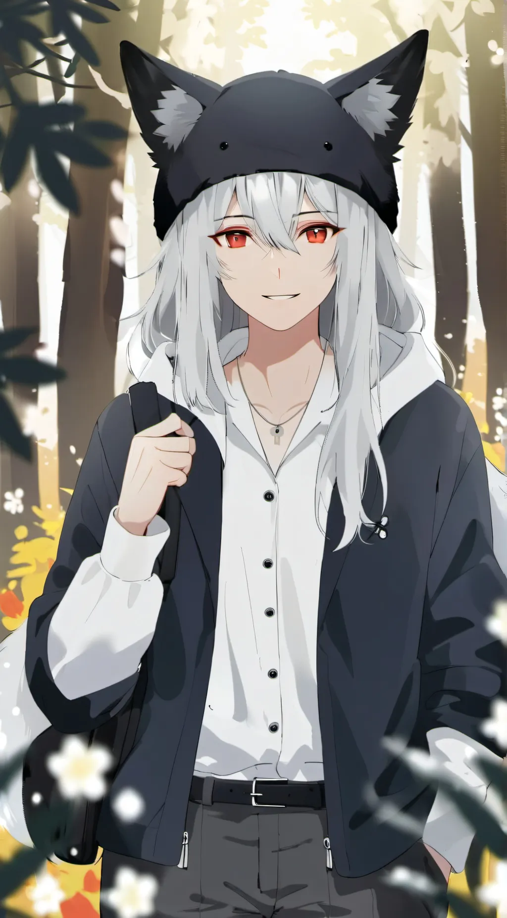 ai character: •3lla• background