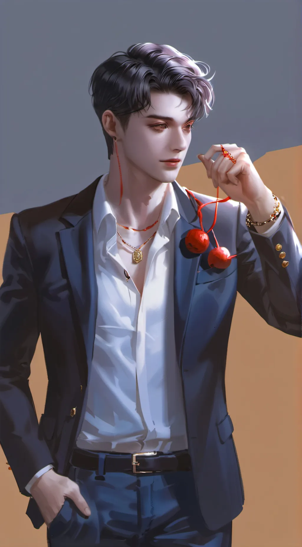 ai character: Kris  background