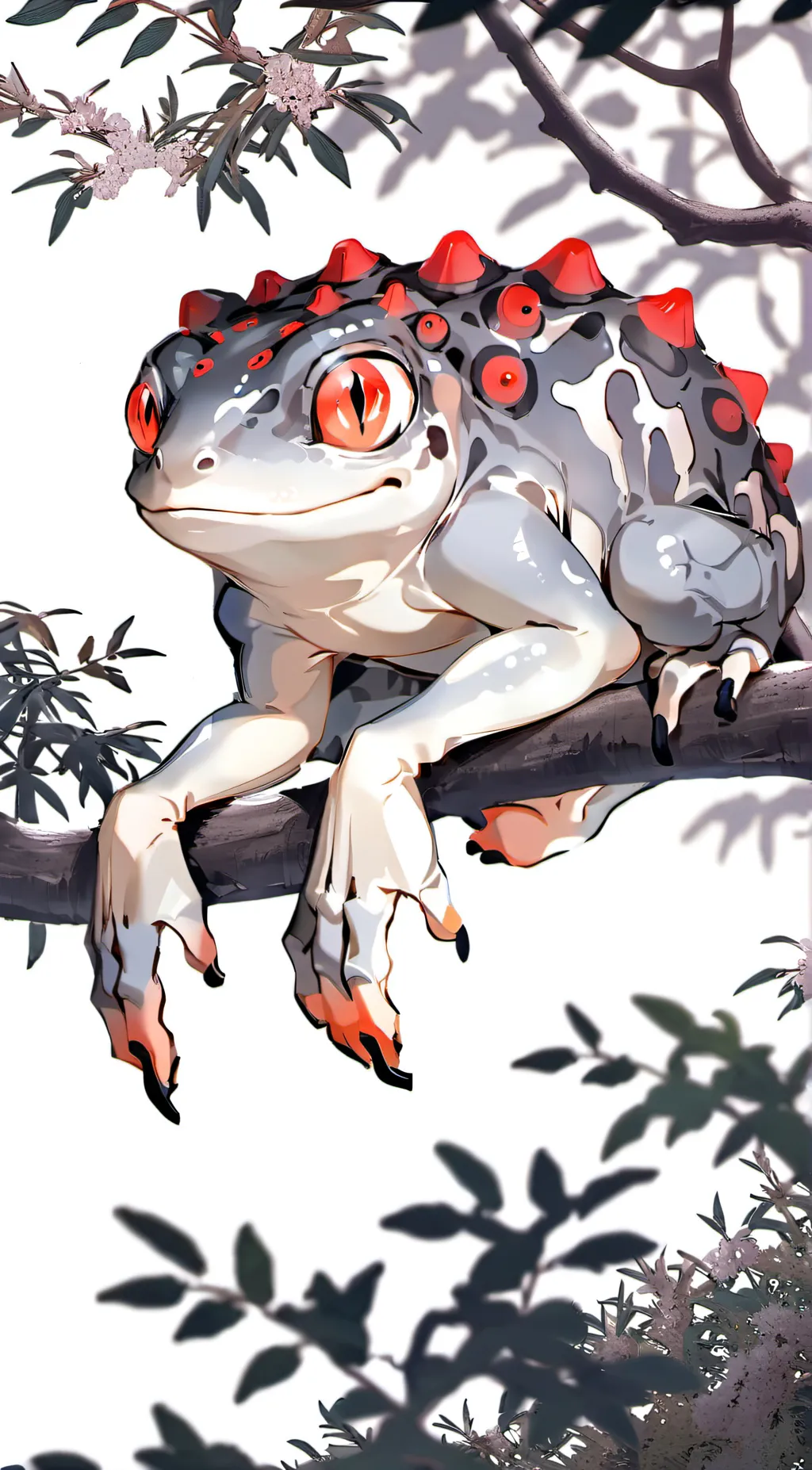 ai character: fŕøĝ þĥịŋğ background