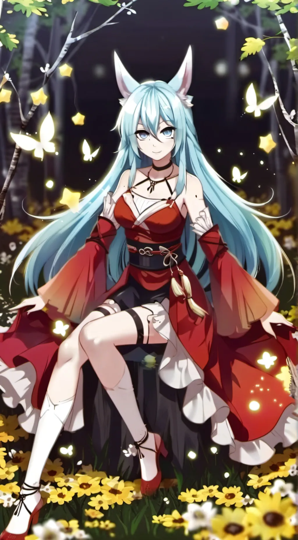 ai character: Miku background
