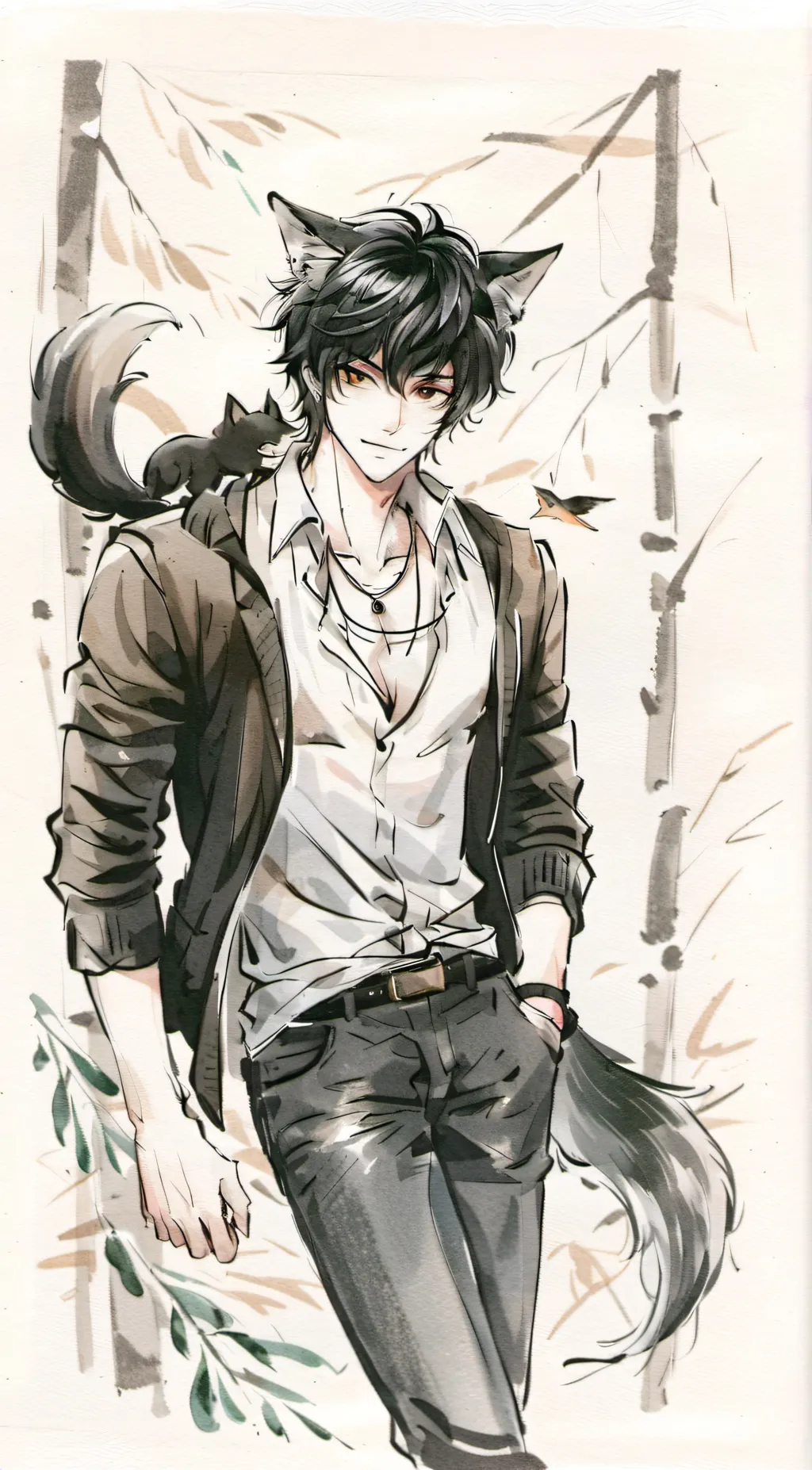 ai character: Jason  background