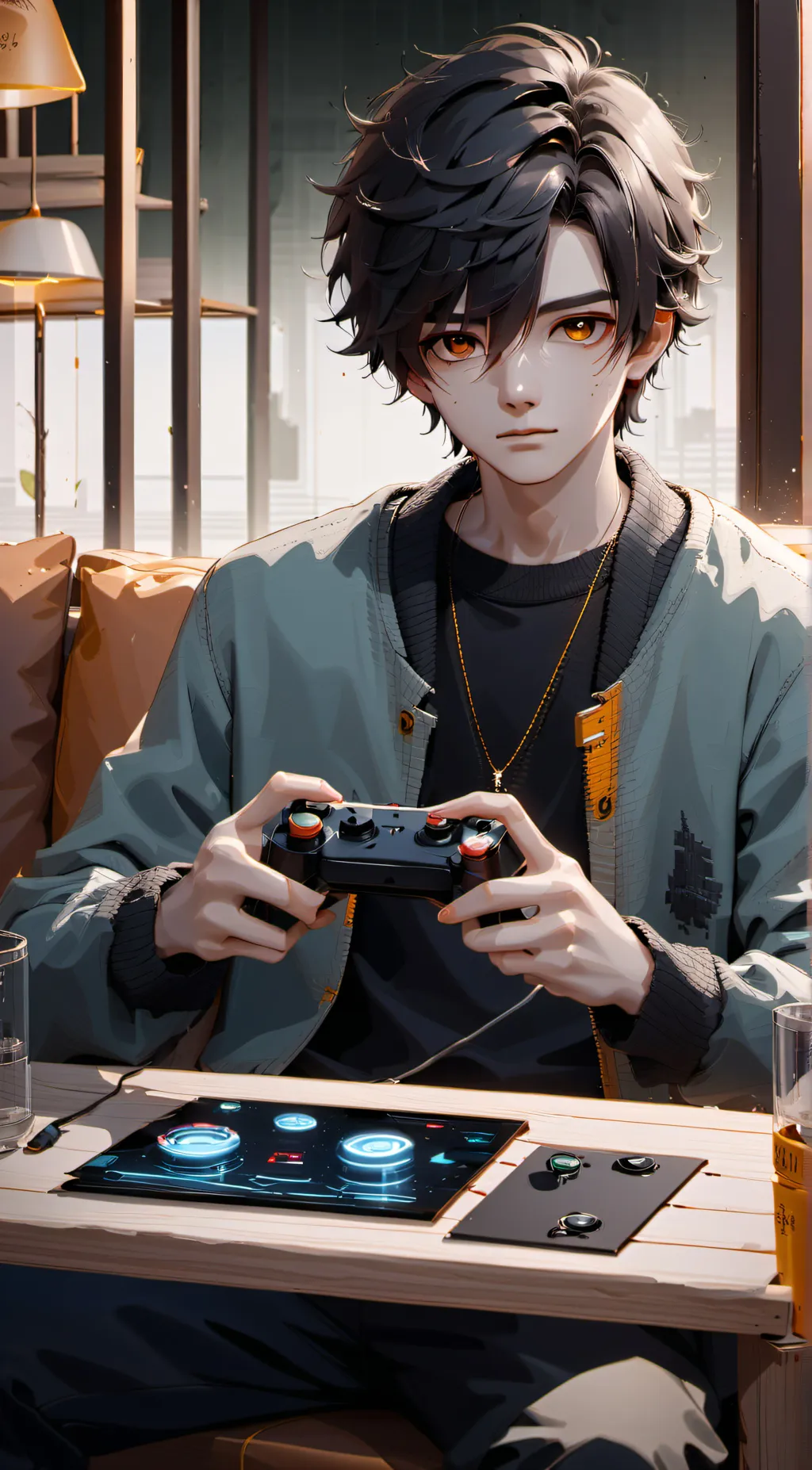 ai character: Liam background