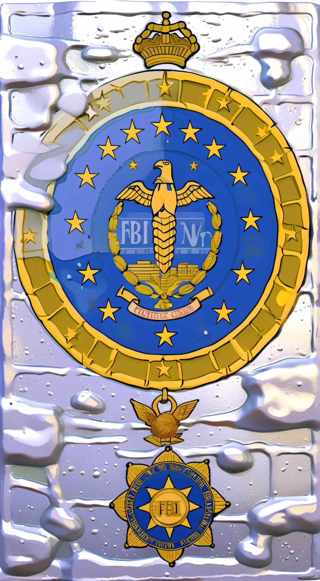 ai character: FBI set up, saving background