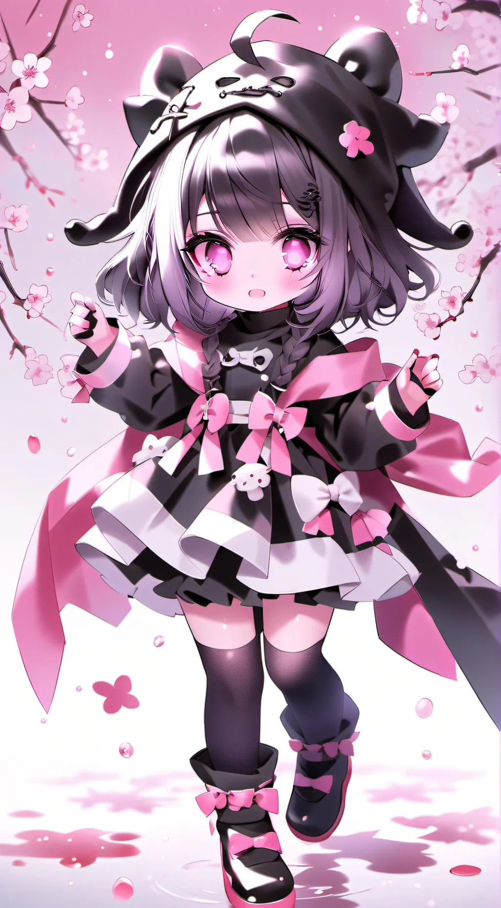 ai character: Luna background