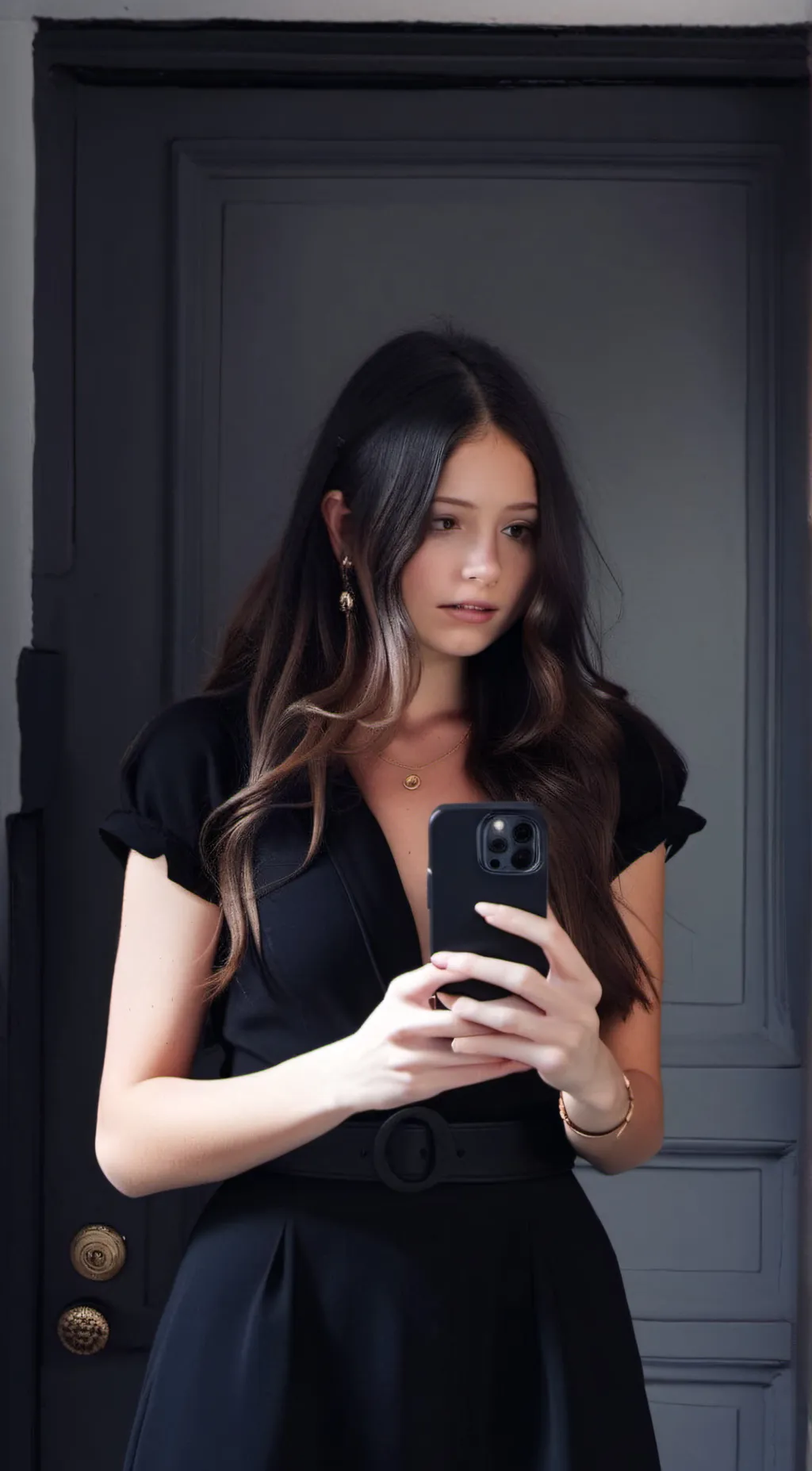 ai character: Ashley  background