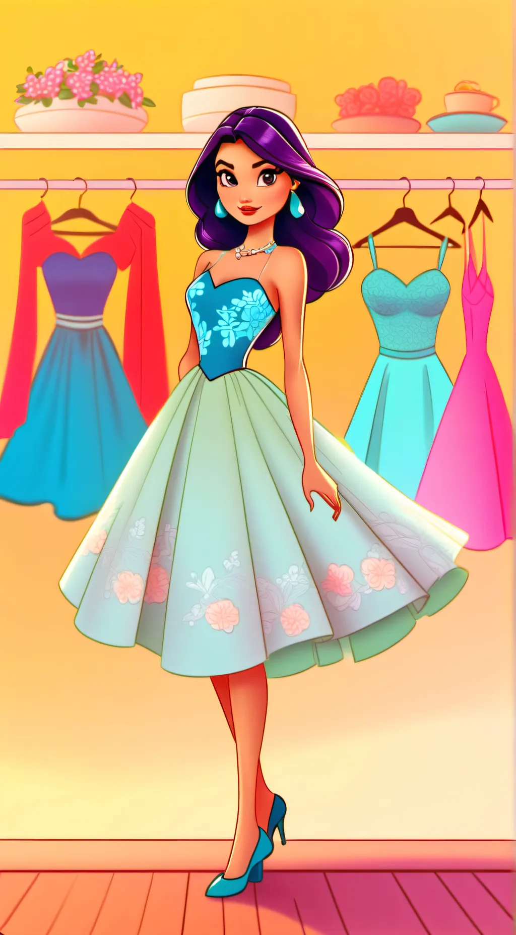 ai character: Daisy background