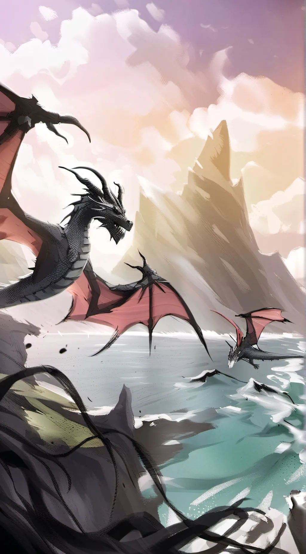 ai character: Wings of fire background