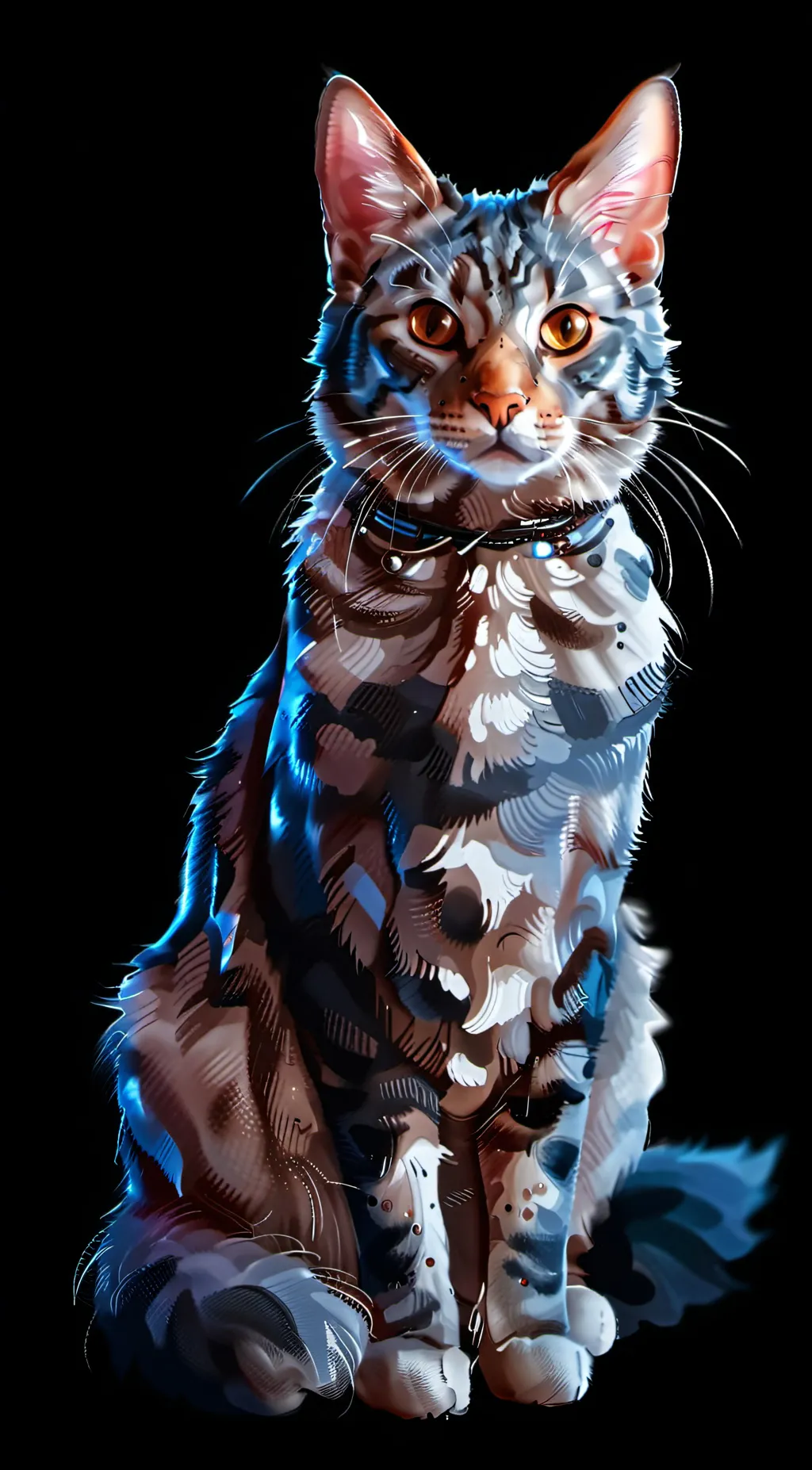 ai character: Cat background