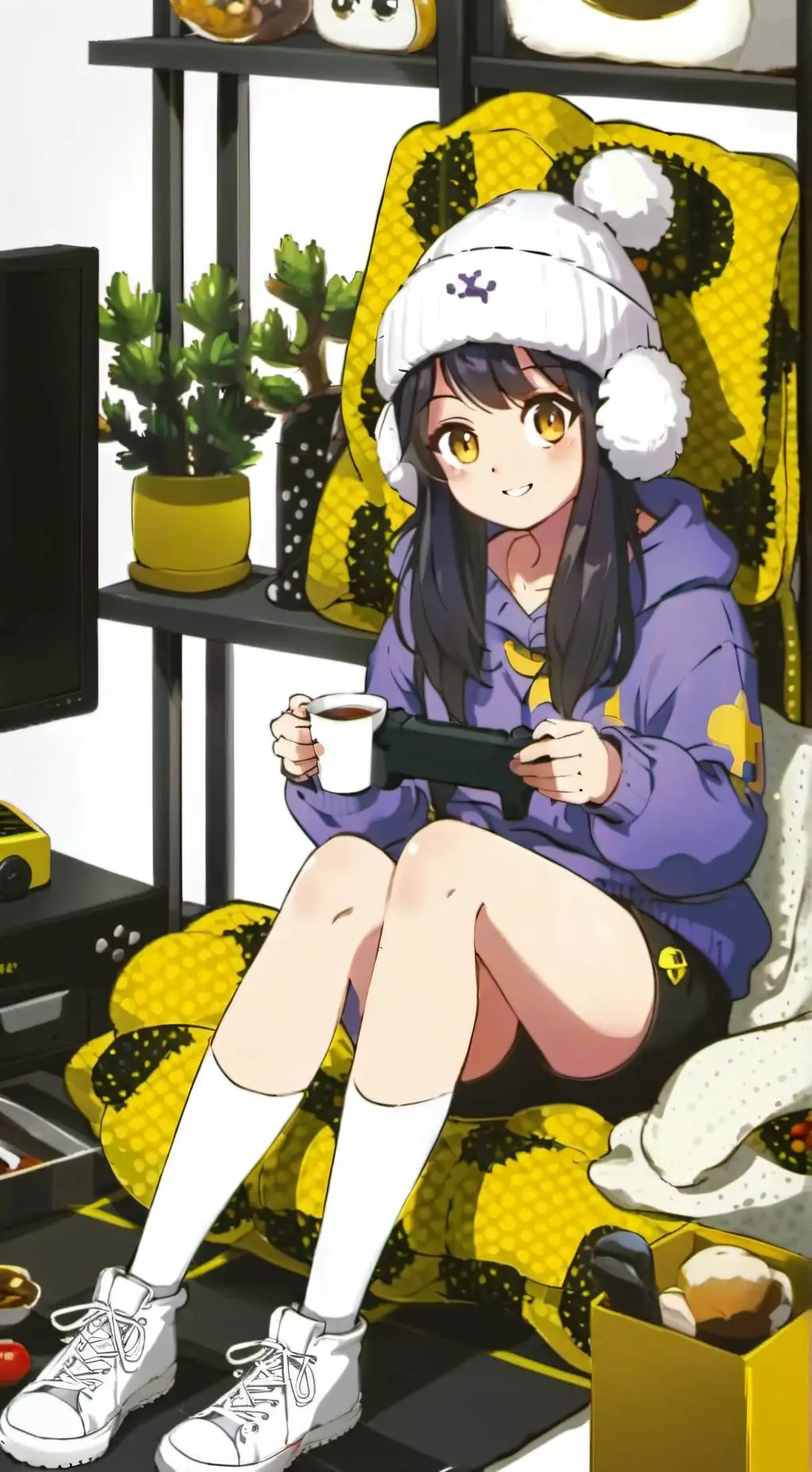 ai character: Aphmau background