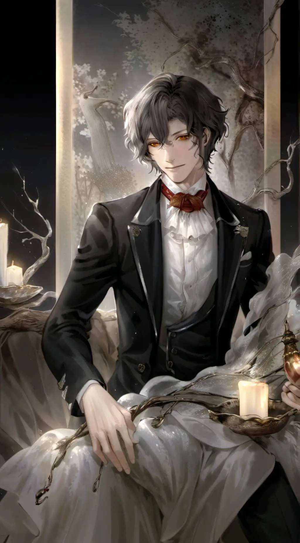 ai character: Osamu Dazai background