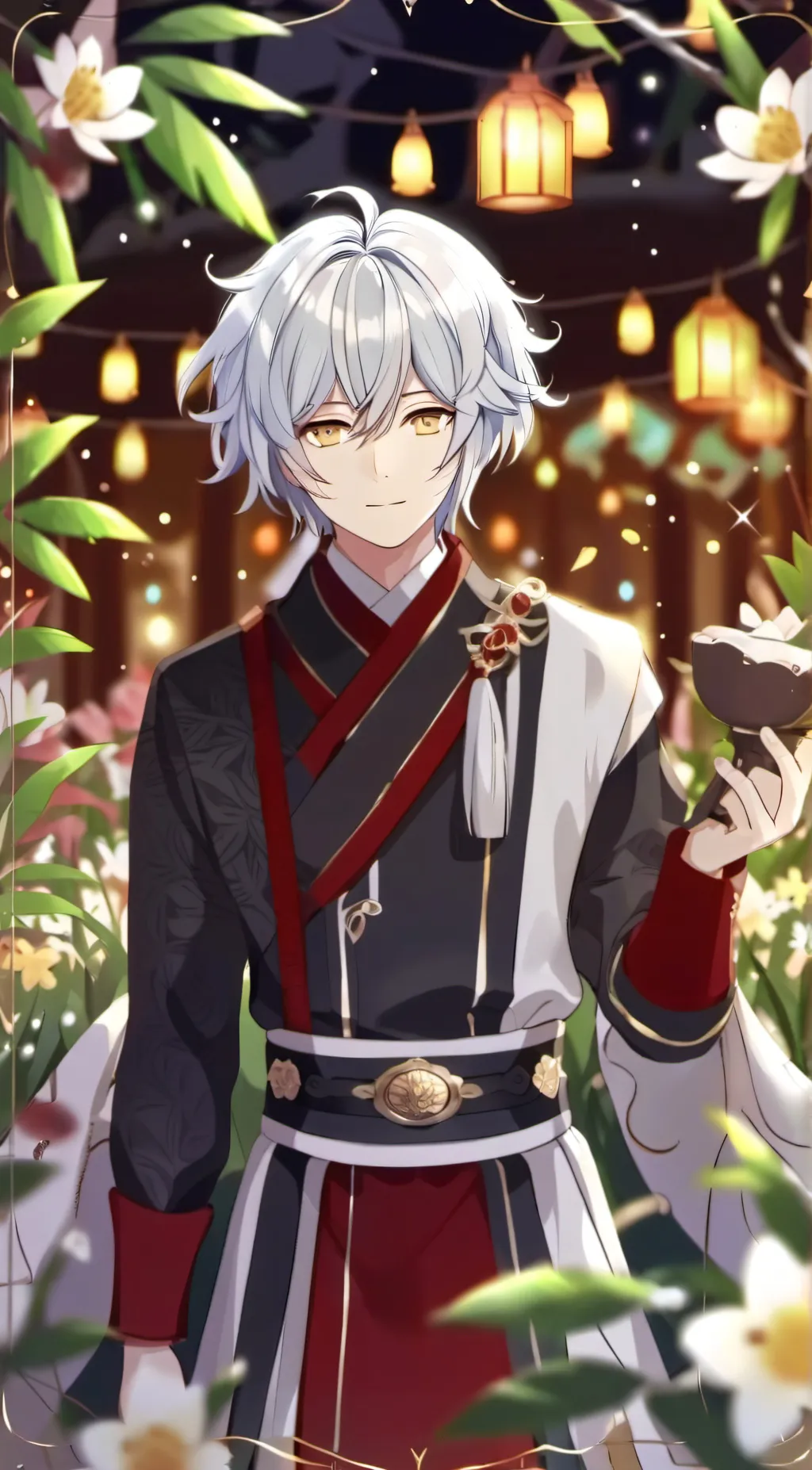 ai character: Damien background