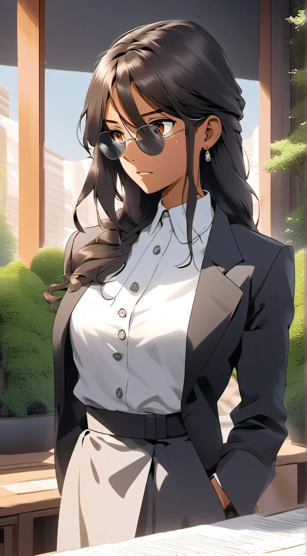 ai character: Amanda background