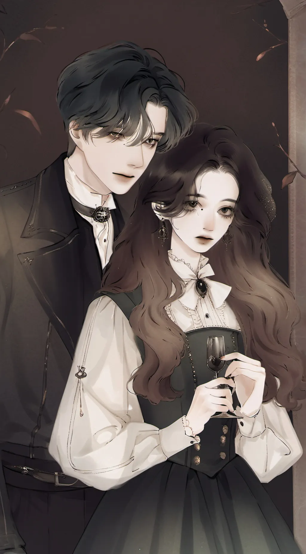 ai character: alastor×y/n×vox background