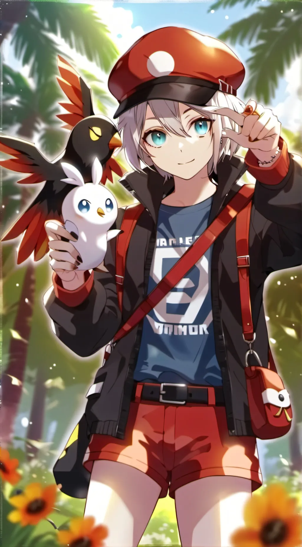 ai character: Ashley  background