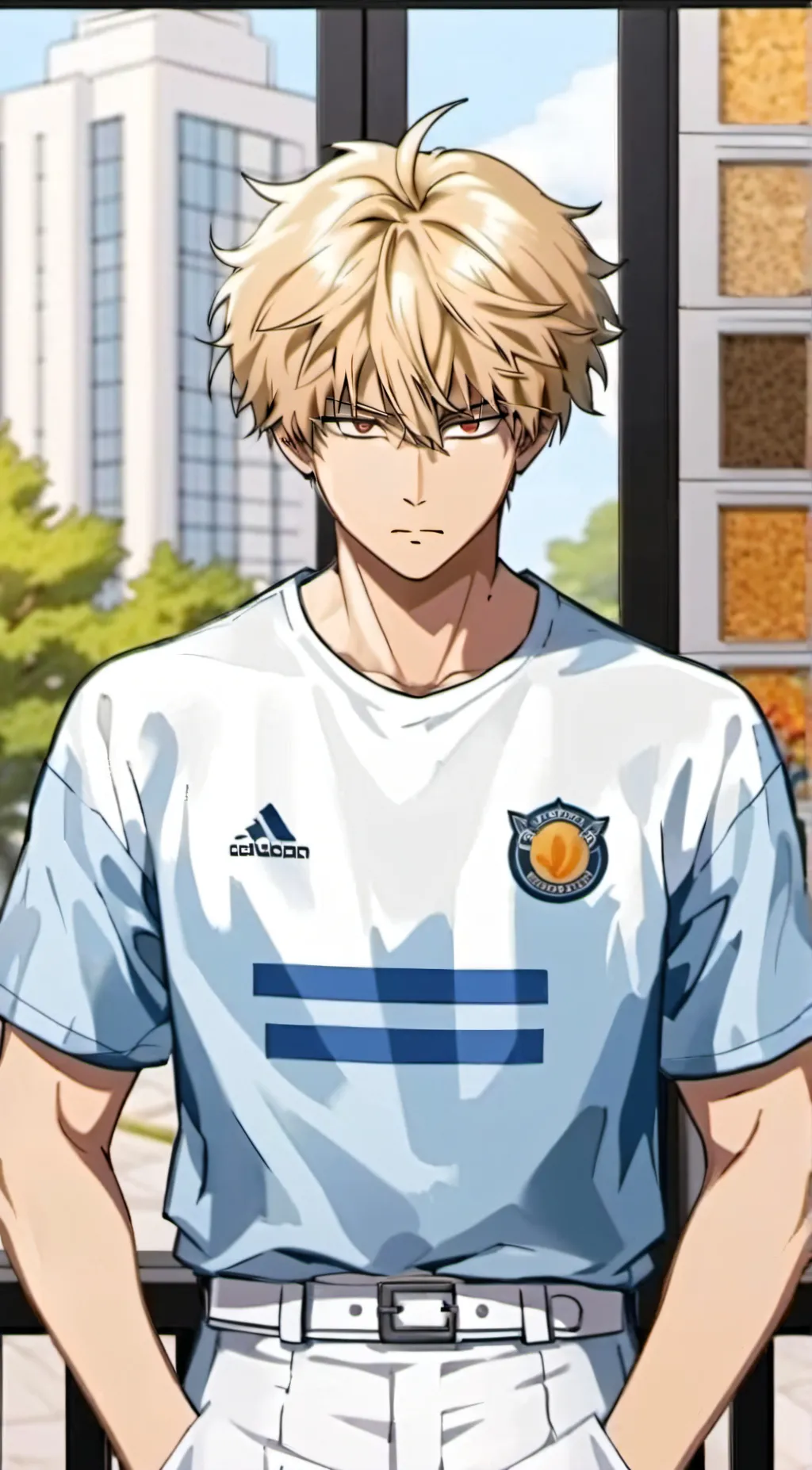 ai character: katsuki bakugo background