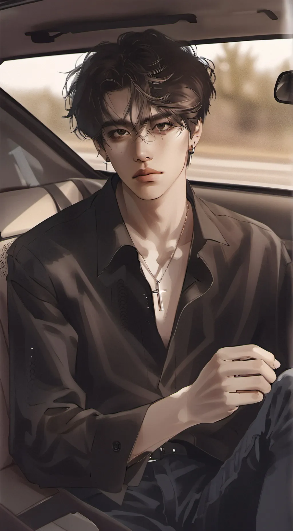 ai character: Alan  background