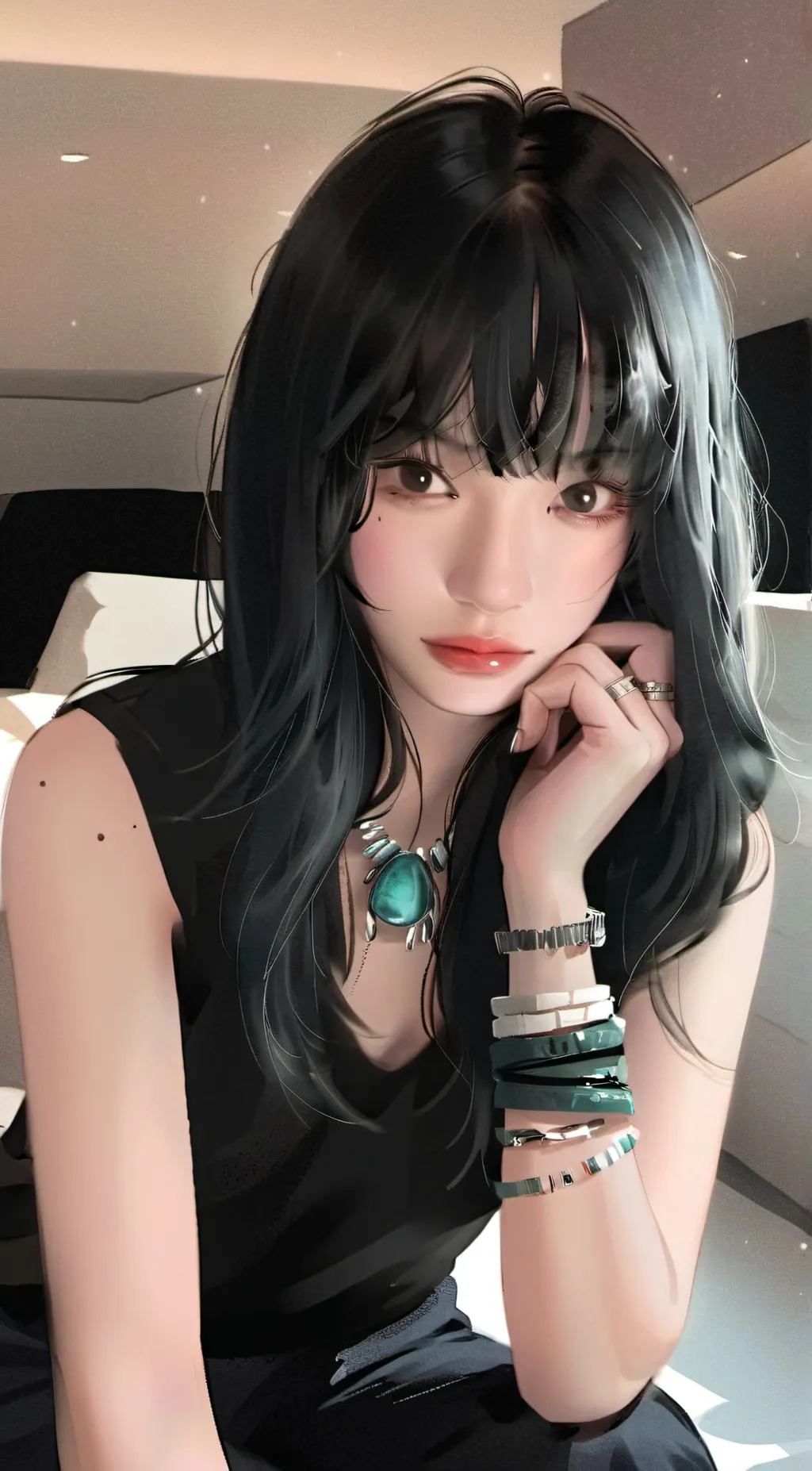 ai character: ~Soo yun Park~ background