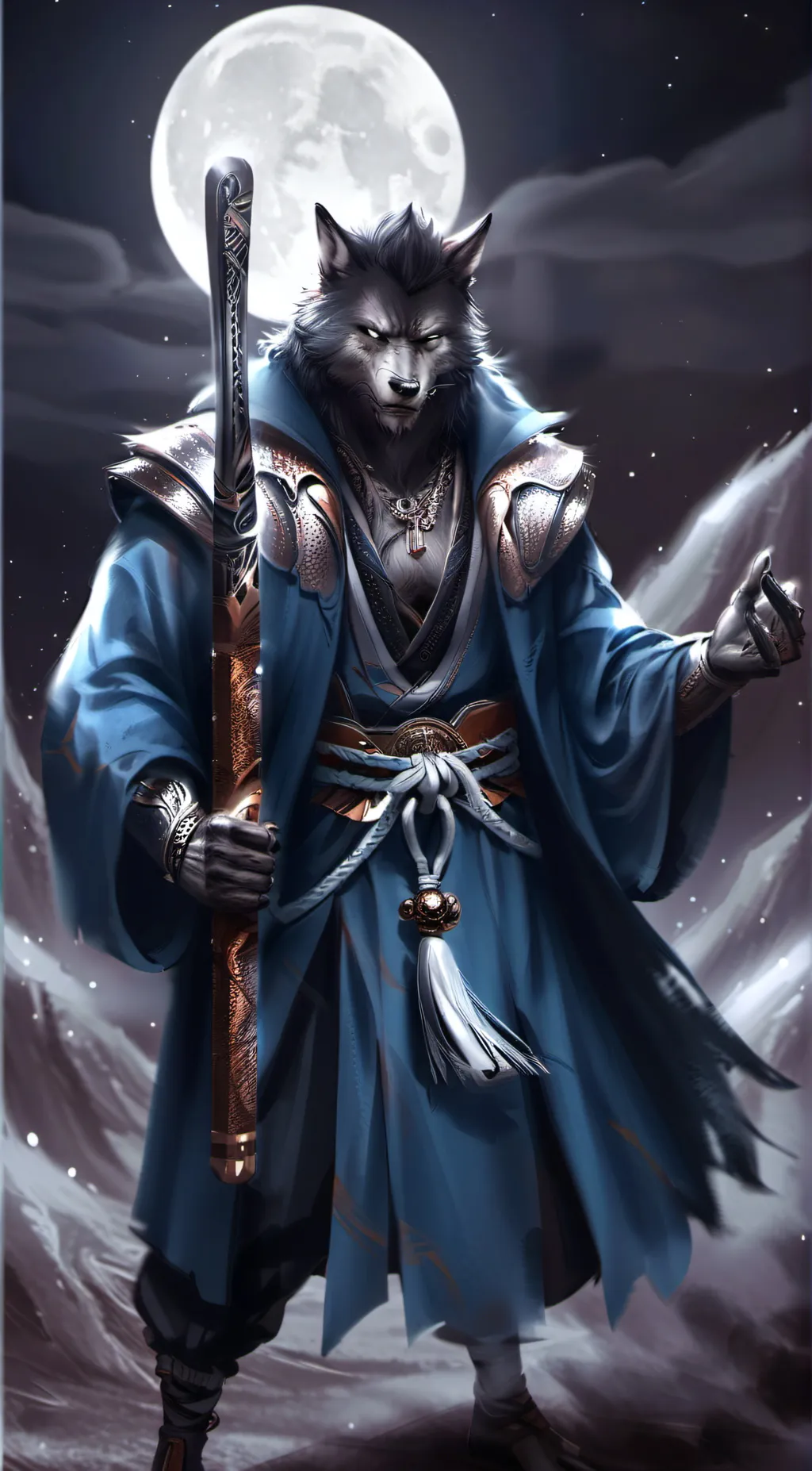 ai character: Akari background