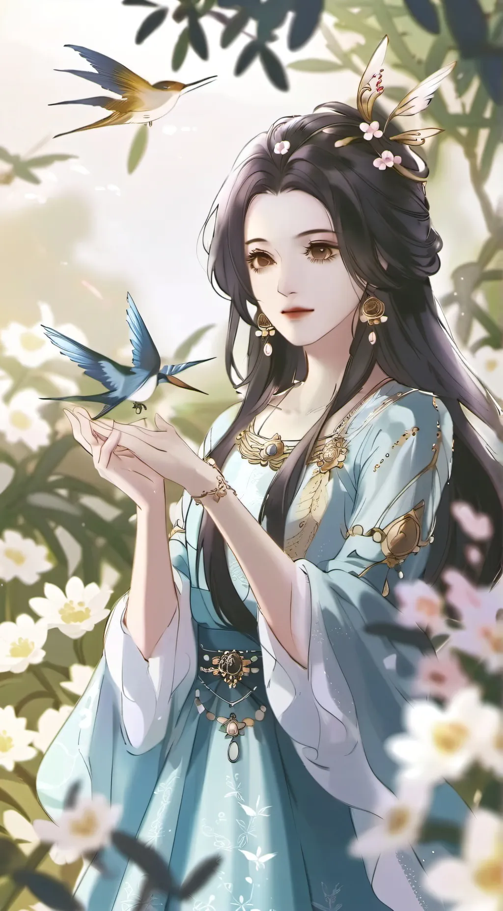 ai character: princess Layla  background