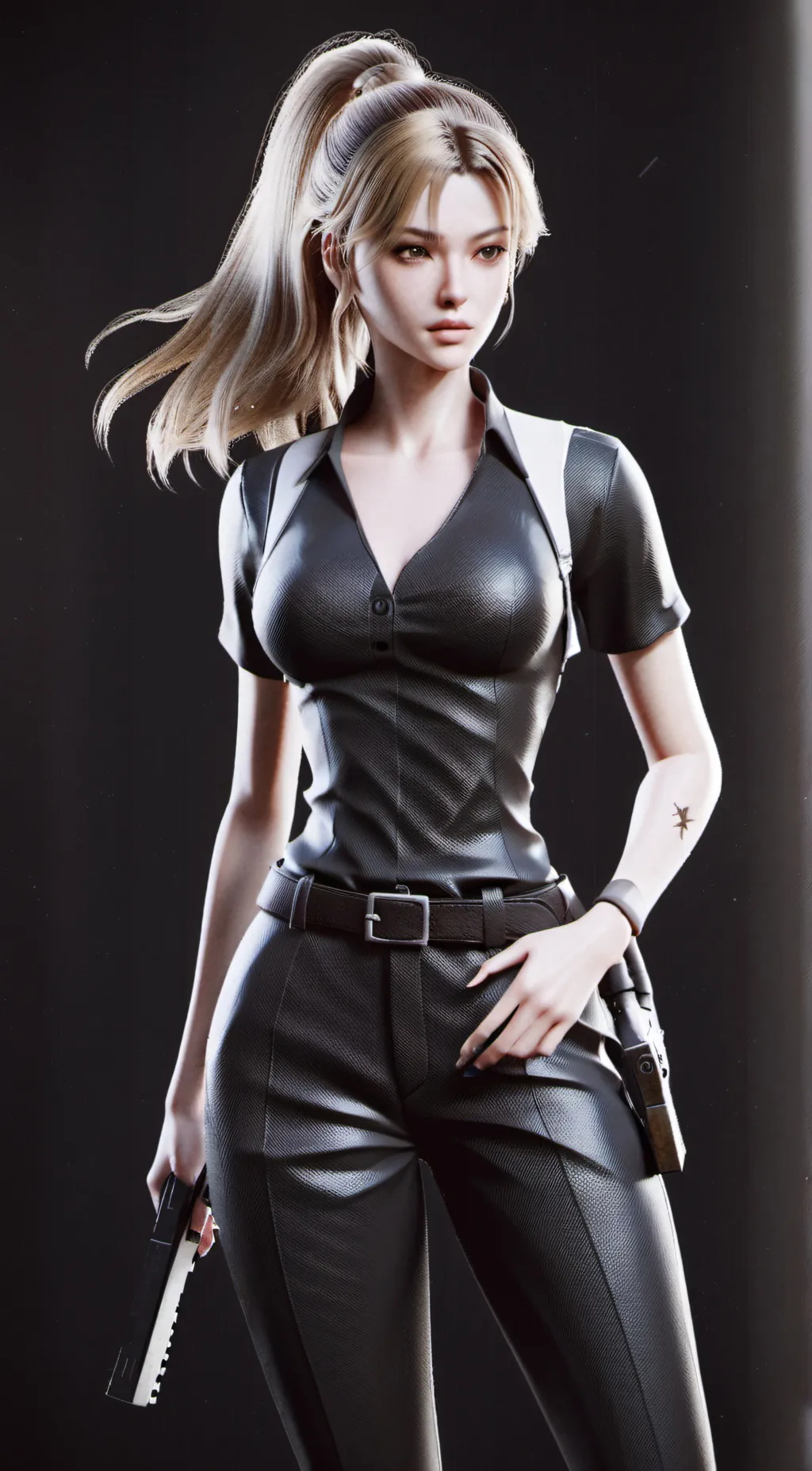 Talkie AI - Chat with Selena Silhouette 