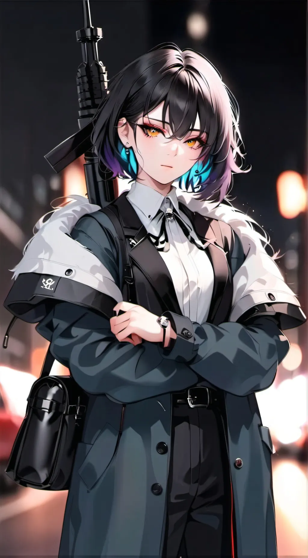 ai character: Raven background