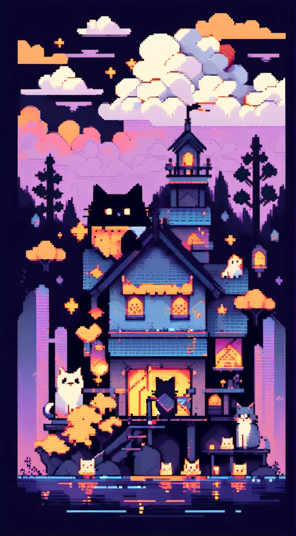 ai character: Catnap x dogsay  background