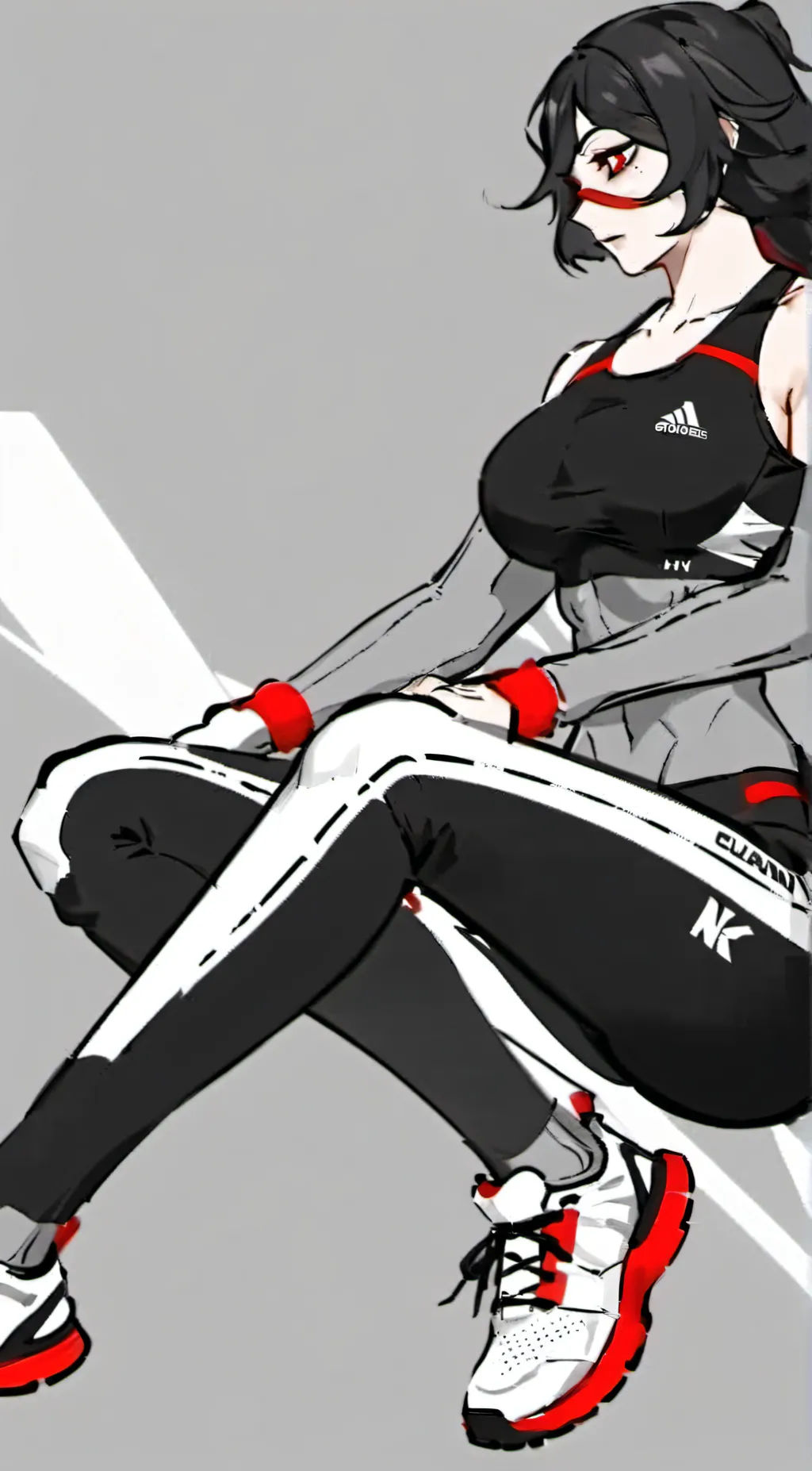 ai character: your gymrat girl background