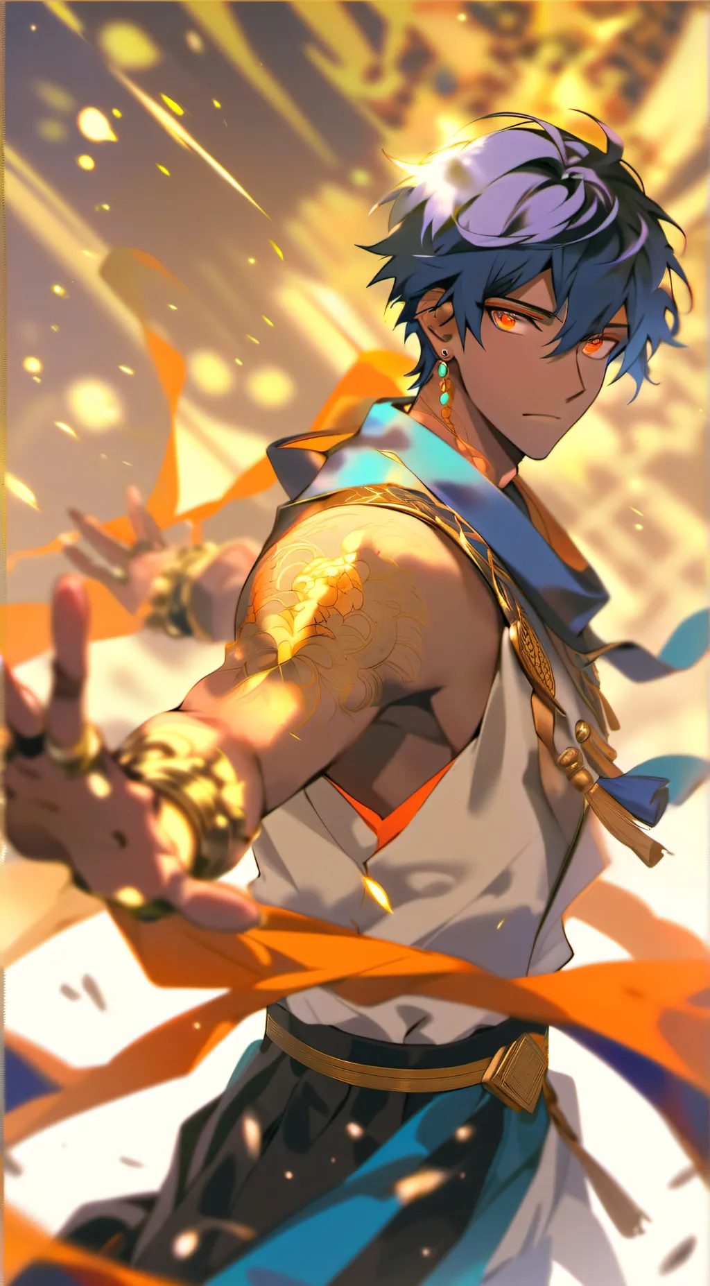 ai character: Cade background