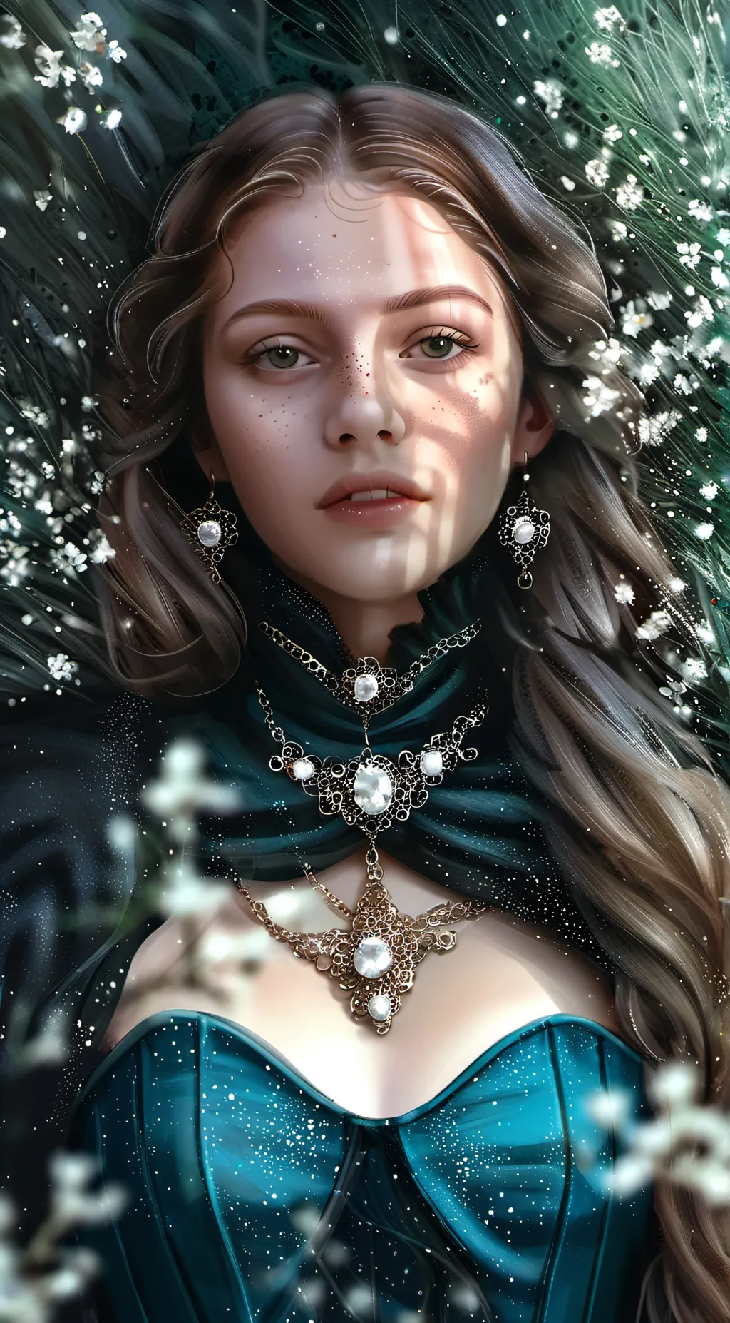 ai character: Rose background