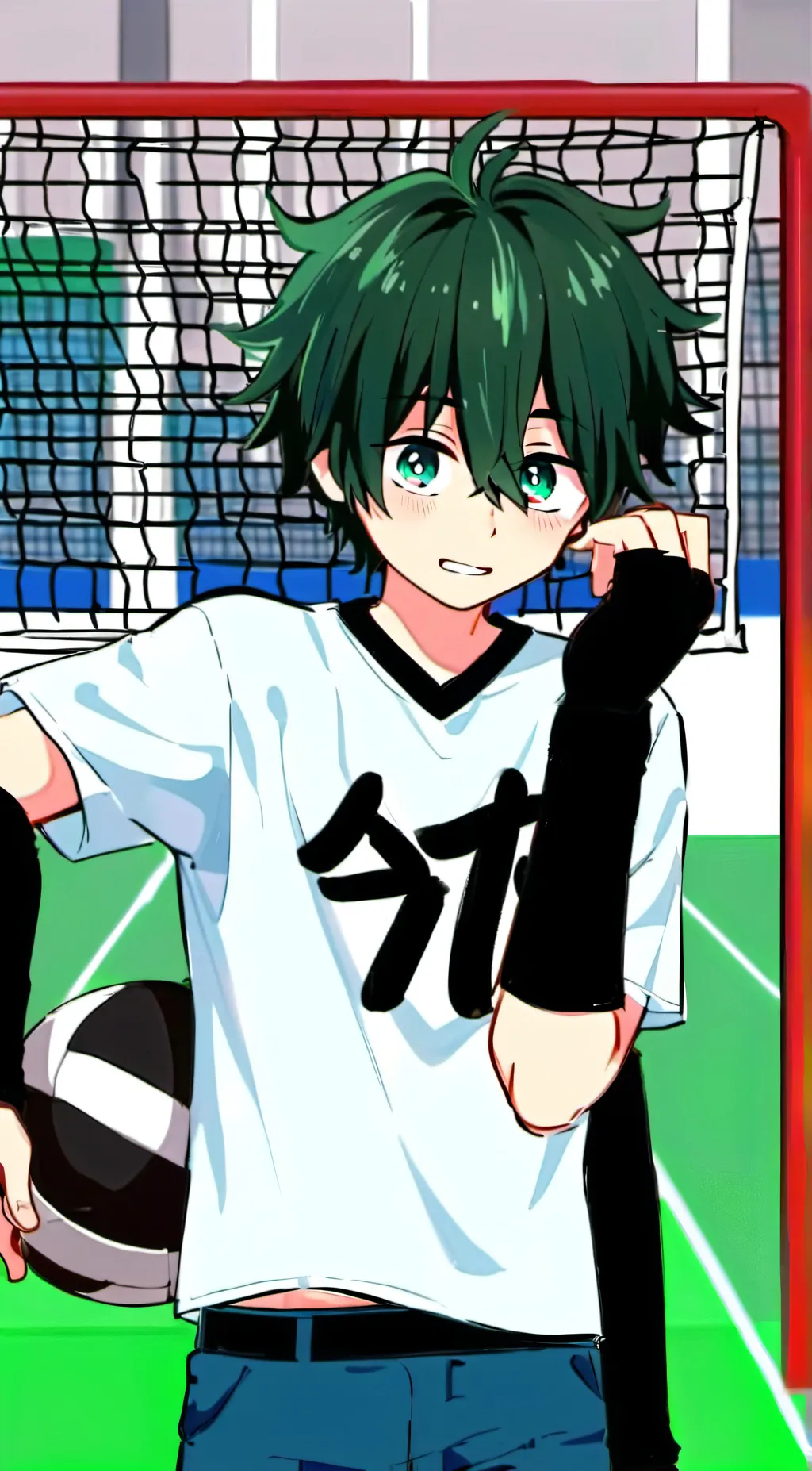 ai character: Deku background