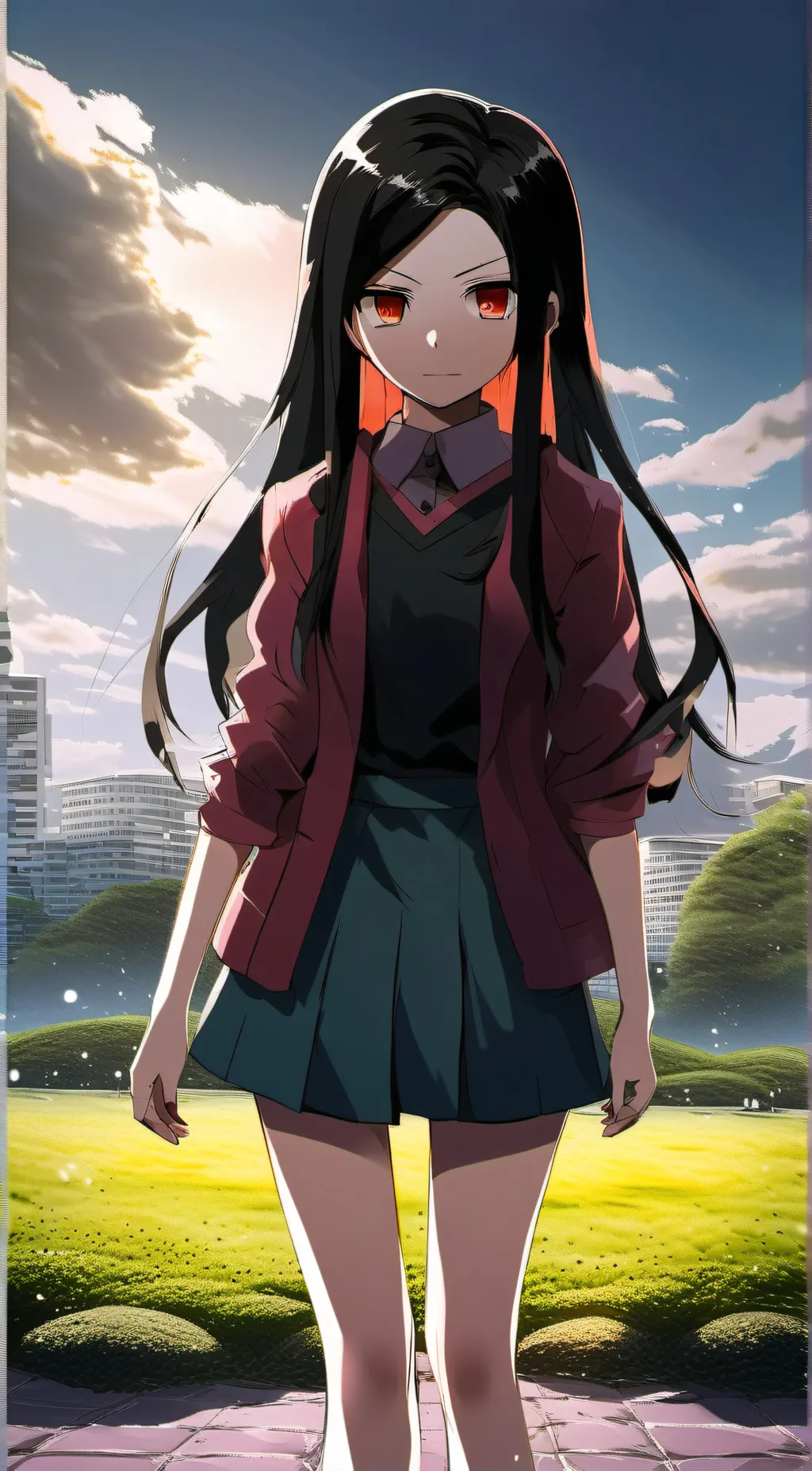 ai character: nezuko  background