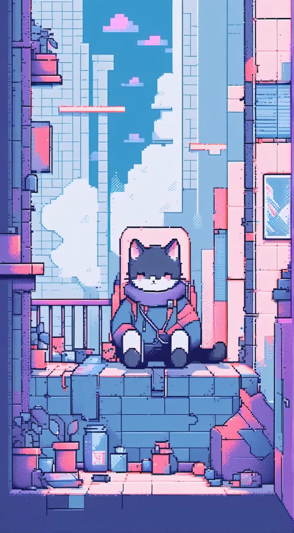 ai character: Catnap background