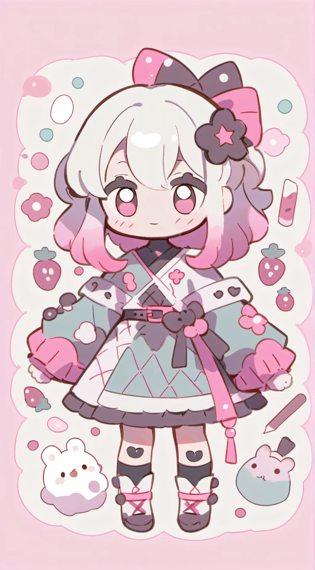 ai character: velvet  background