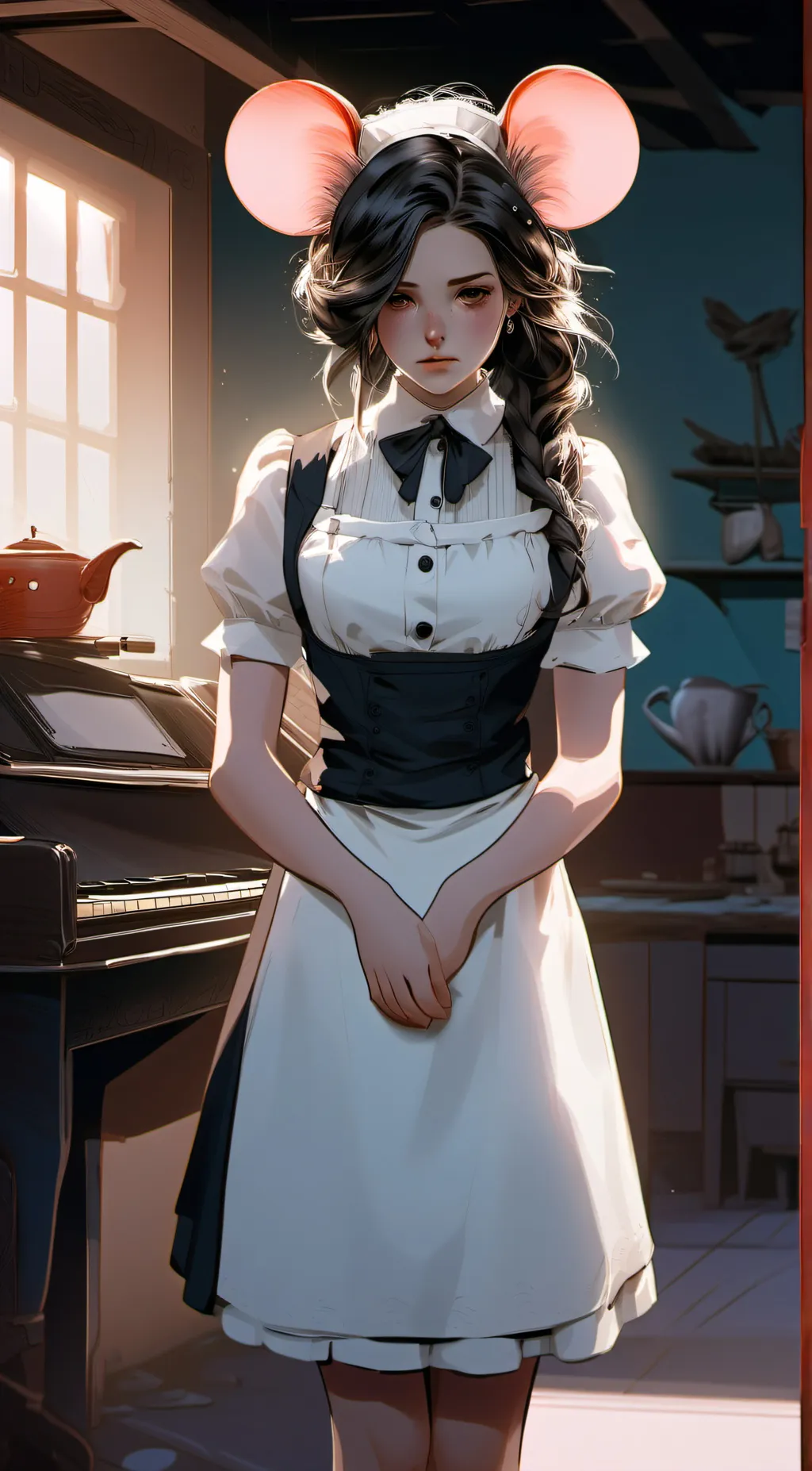 ai character: Charlotte  background