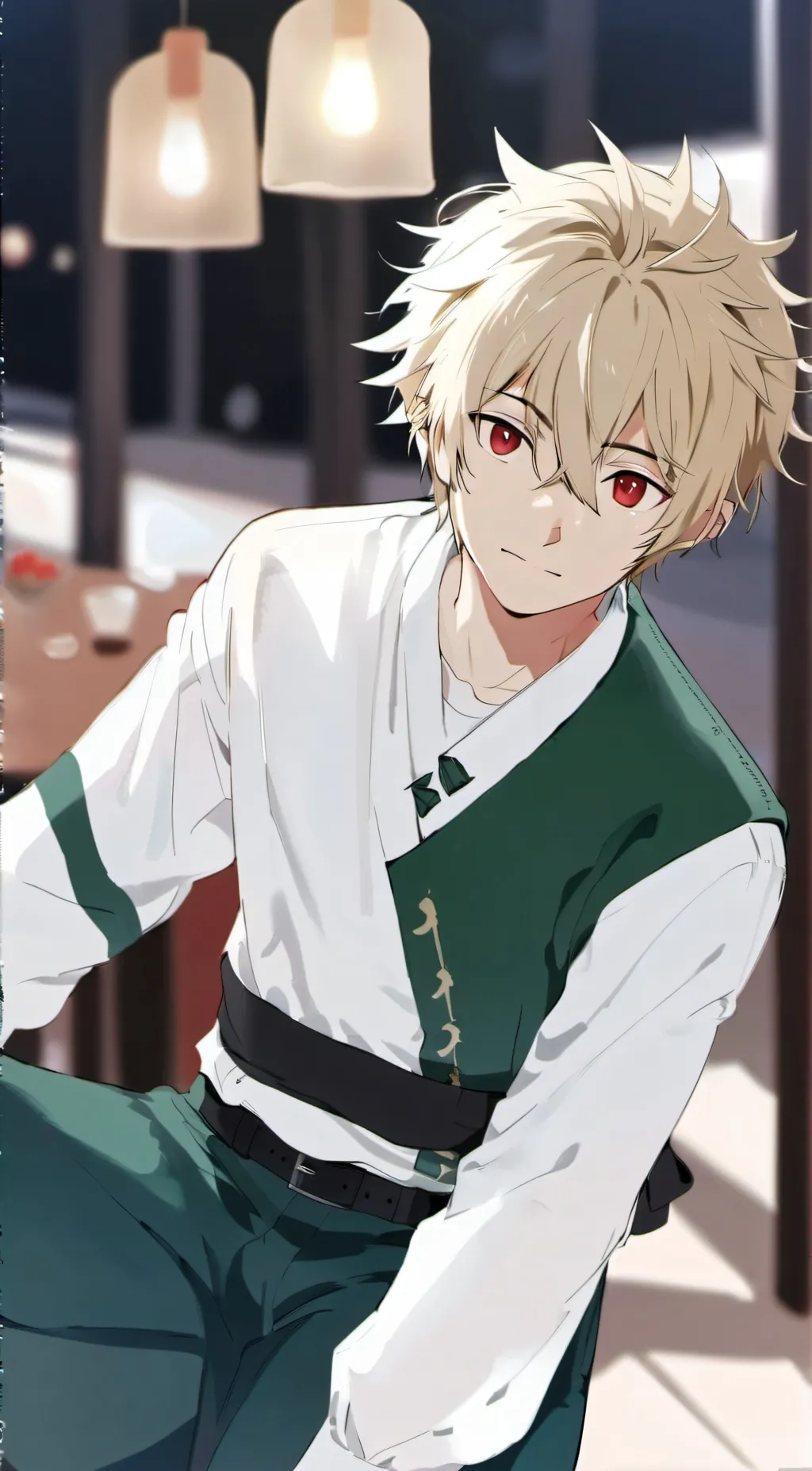 ai character: Chrismas Bakugo background