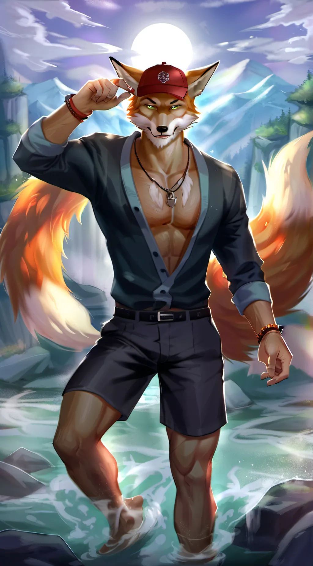 ai character: Nick Wilde background