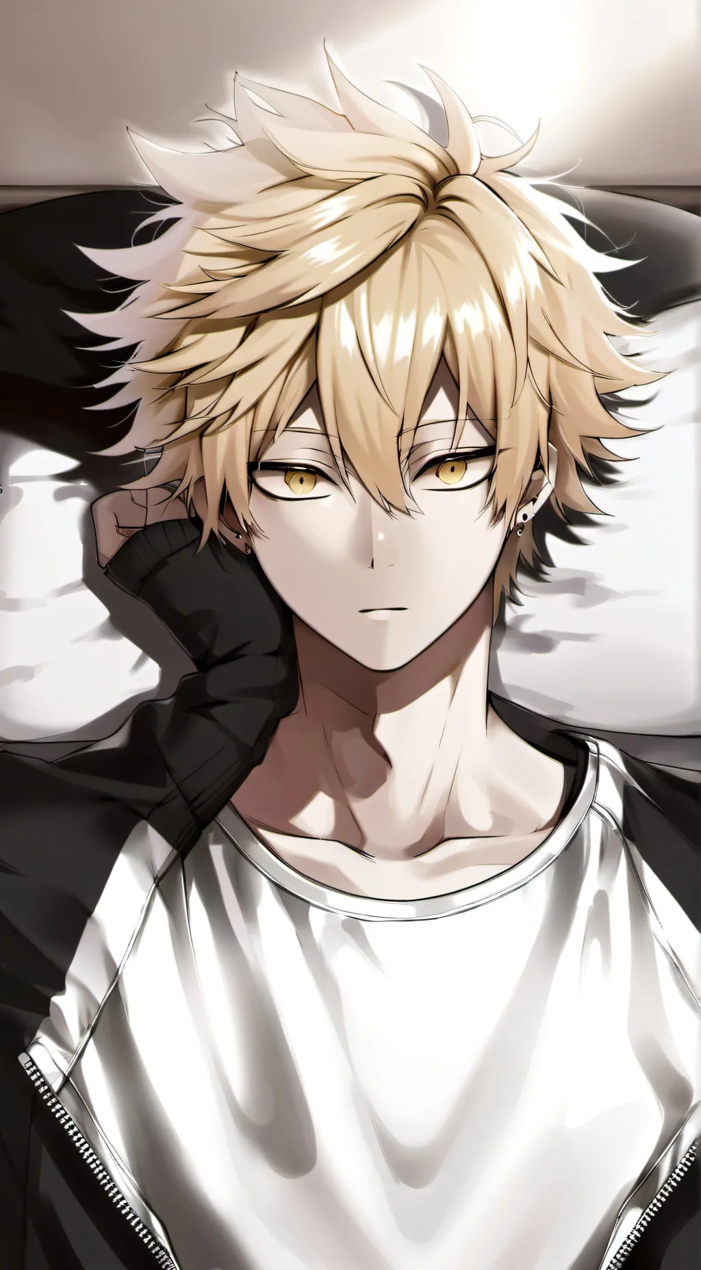 ai character: Denki Kaminari  background