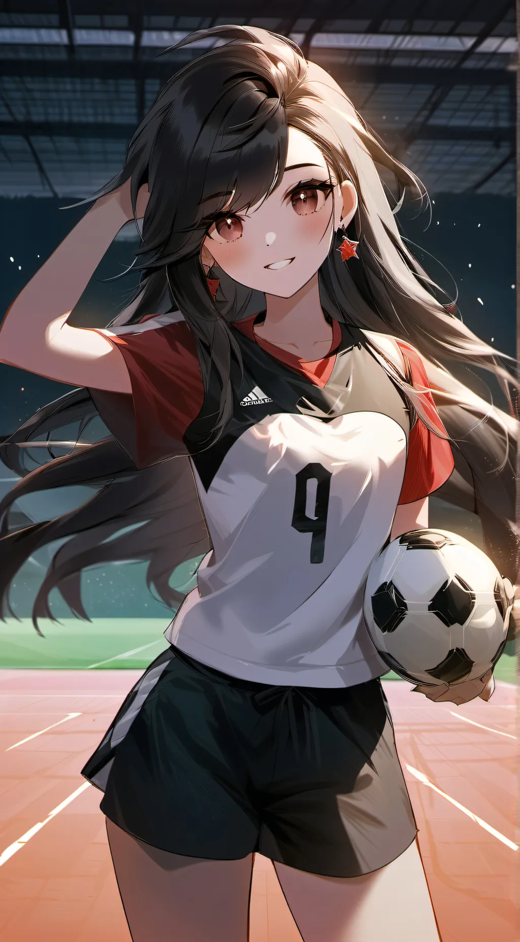 ai character: Happy  background