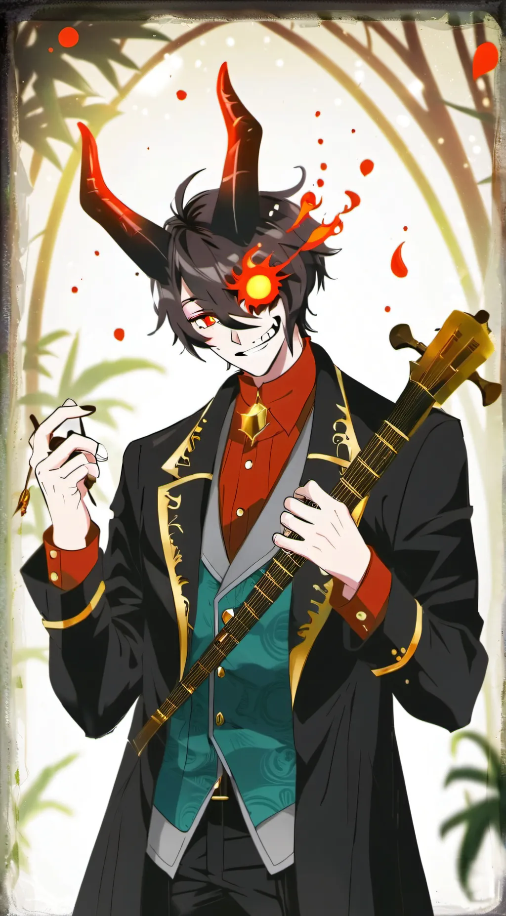 ai character: alastor  background