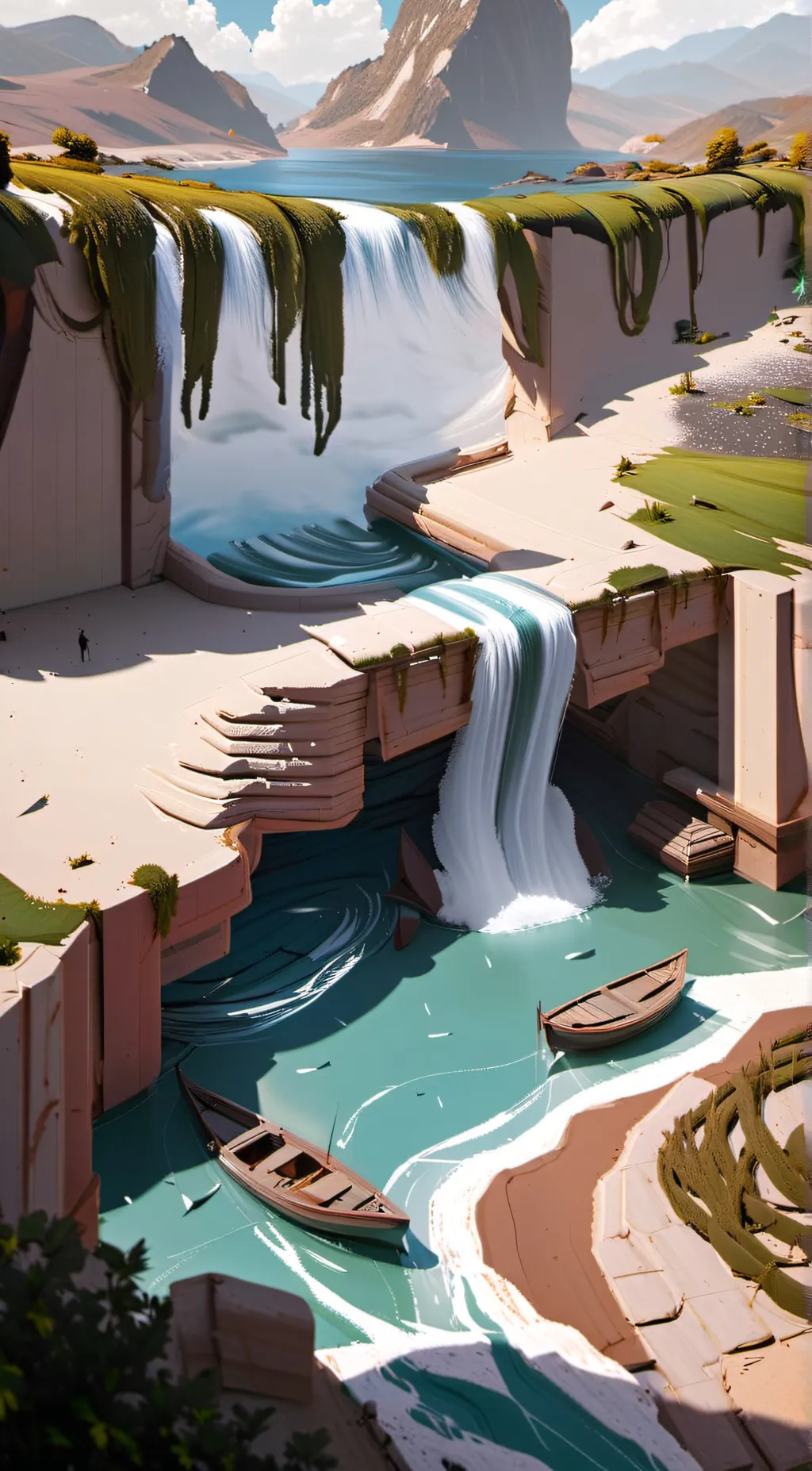 ai character: Last Christmas background