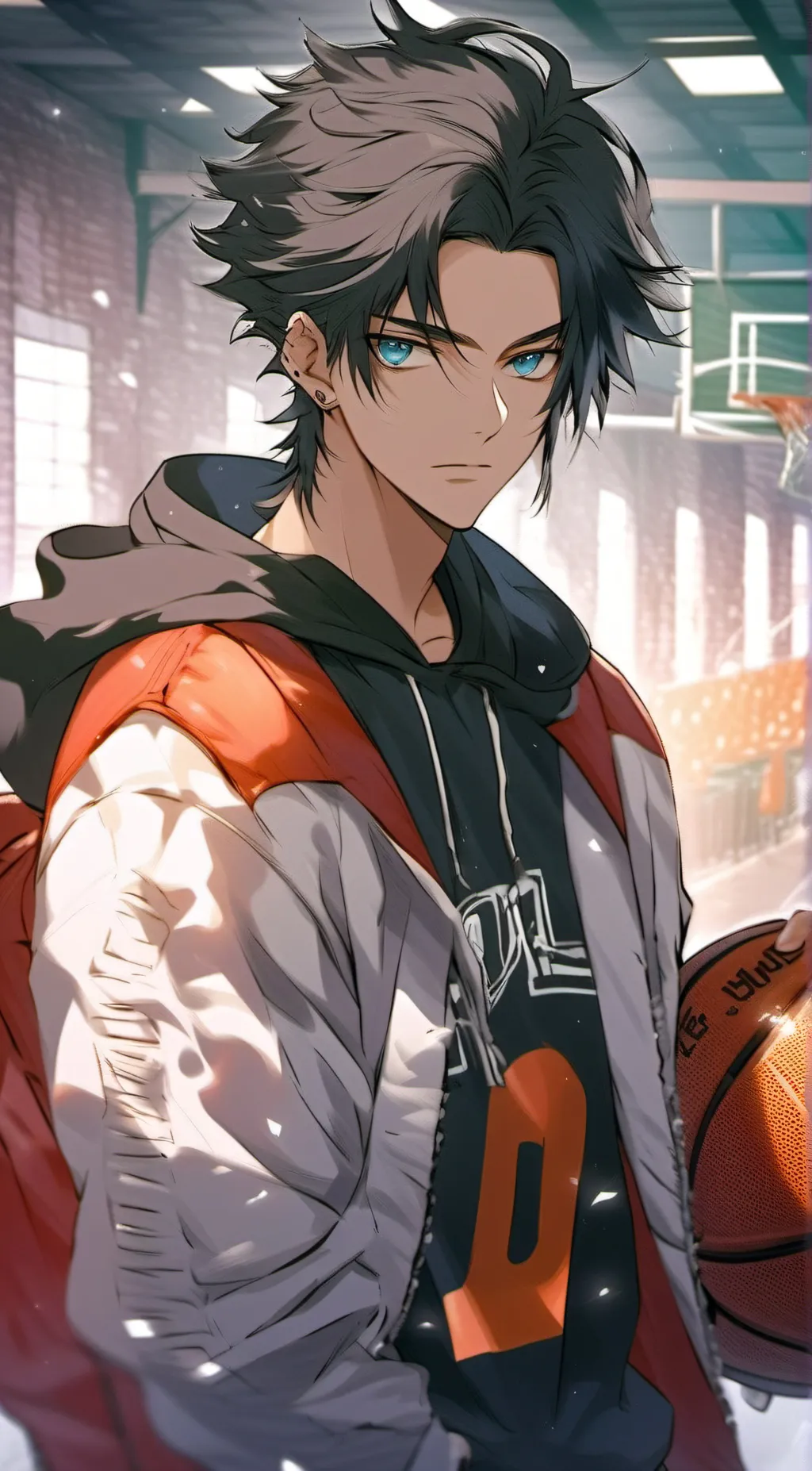 ai character: Lucas  background