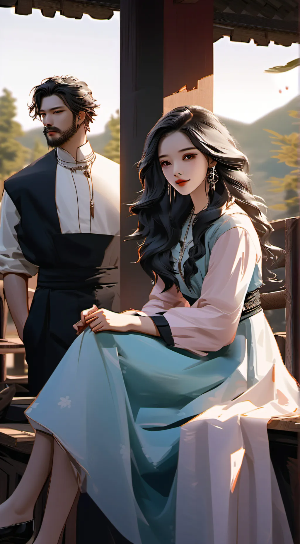 ai character: ava background