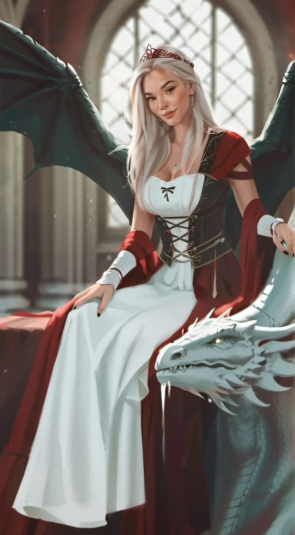 ai character: Viserra Velaryon background