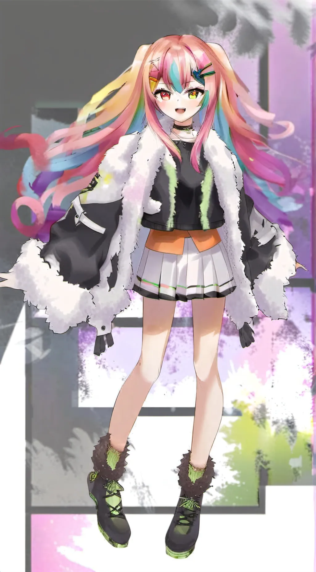 ai character: Aly  background