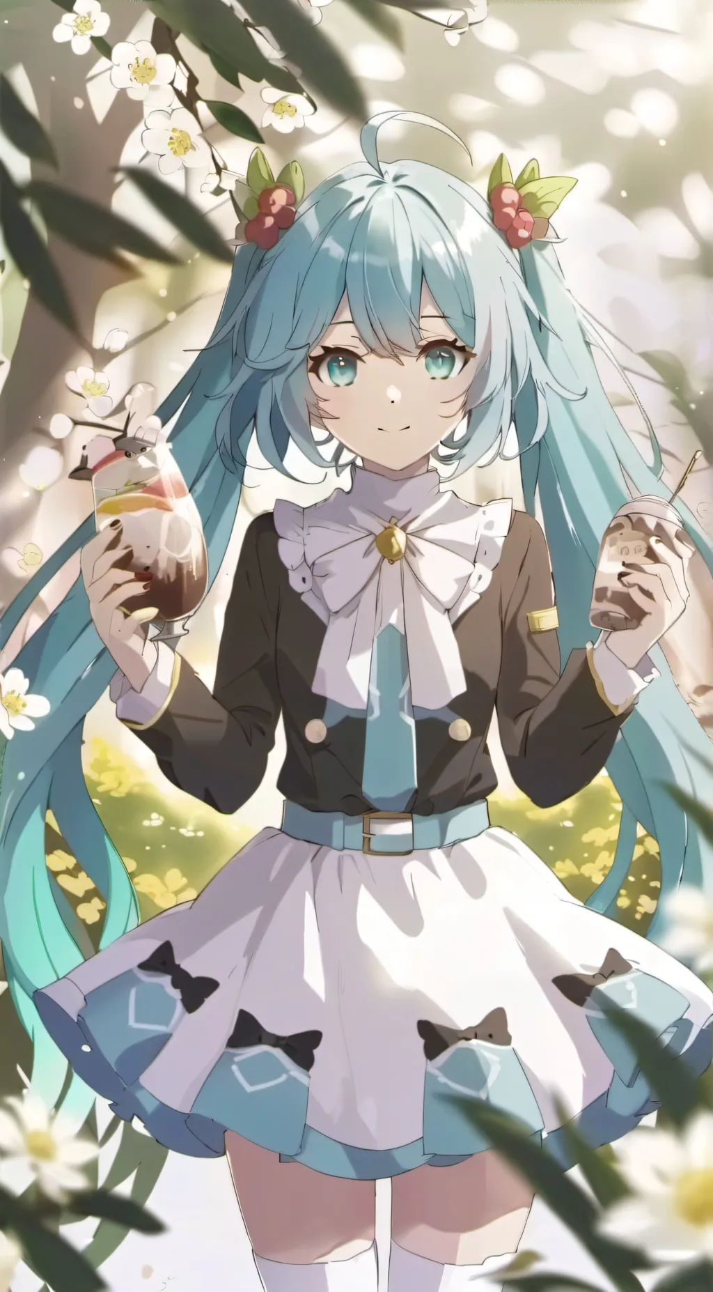ai character: Miku background